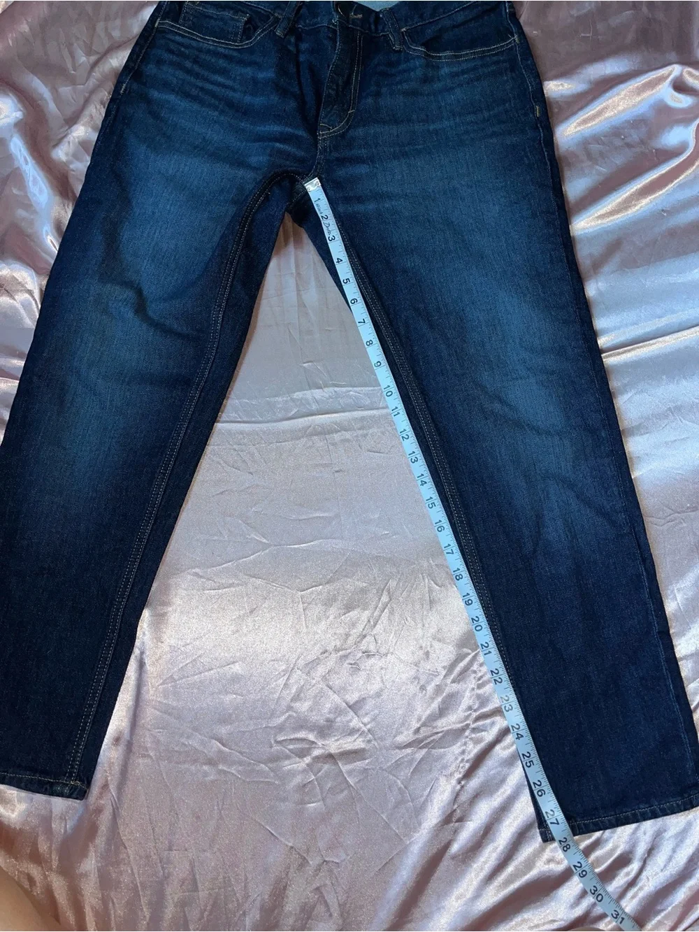 Banana Republic Athletic Tapered Fit Dark Indigo Jeans Size 31x30